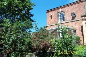 Victoria Road school from the garden